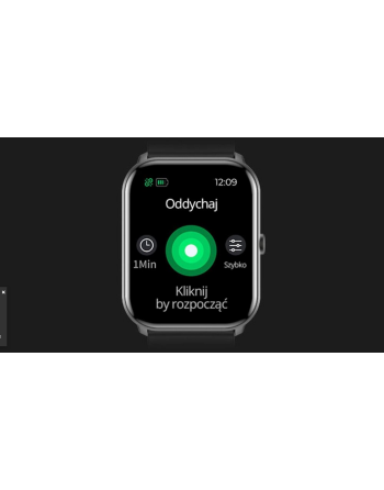 ZEGAREK SMARTWATCH DAMSKI SMS ROZMOWY SPORT ZDROWIE MENU PL CZARNY