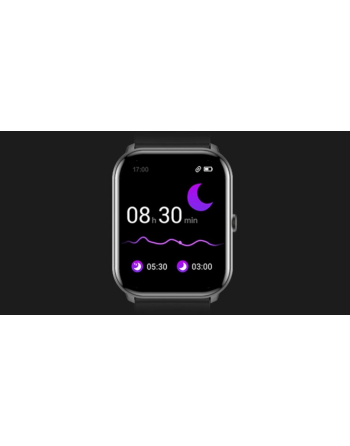 ZEGAREK SMARTWATCH DAMSKI SMS ROZMOWY SPORT ZDROWIE MENU PL CZARNY