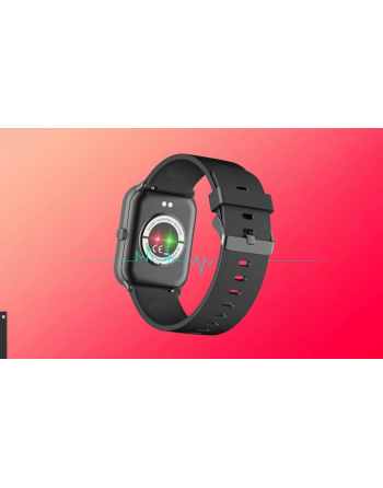 ZEGAREK SMARTWATCH DAMSKI SMS ROZMOWY SPORT ZDROWIE MENU PL CZARNY