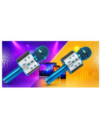 MIKROFON BEZPRZEWODOWY KARAOKE DLA DZIECI BLUETOOTH Z GŁOŚNIKIEM GŁOŚNIK