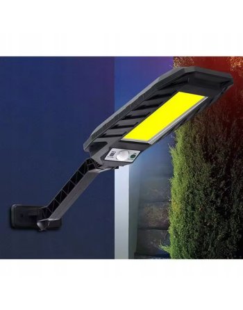 LAMPA SOLARNA OGRODOWA ZEWNĘTRZNA LED ULICZNA Z CZUJNIKIEM RUCHU ZMIERZCHU