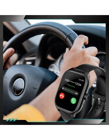 SMARTWATCH MĘSKI DAMSKI ZEGAREK ROZMOWY J.POLSKI TĘTNO CIŚNIENIE TLEN SPORT