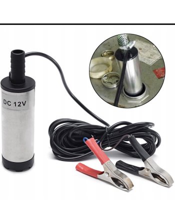 POMPKA DO PALIW DO SPUSZCZANIA WODY OLEJU 12V ELEKTRYCZNA SAMOCHODOWA
