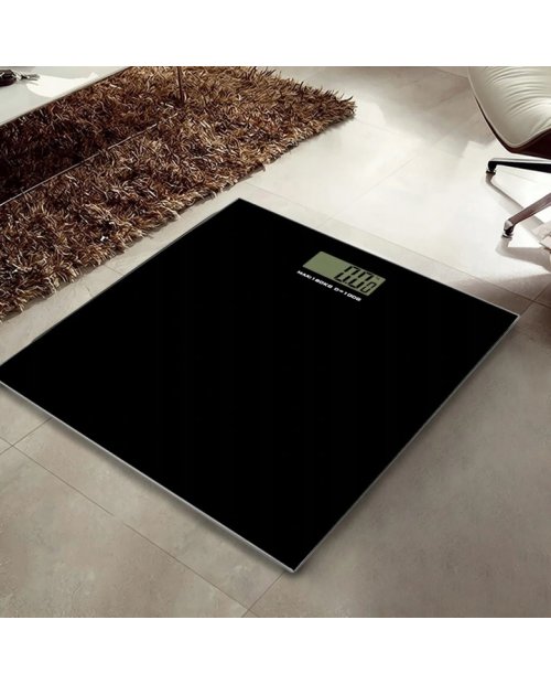 ELEKTRONICZNA WAGA ŁAZIENKOWA SZKLANA 6 MM LCD XL